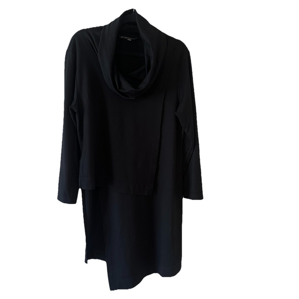 Bryn Walker Pita Modal Ponte Cowl‎ Neck Asymmetrical Tunic Oversized Size XS